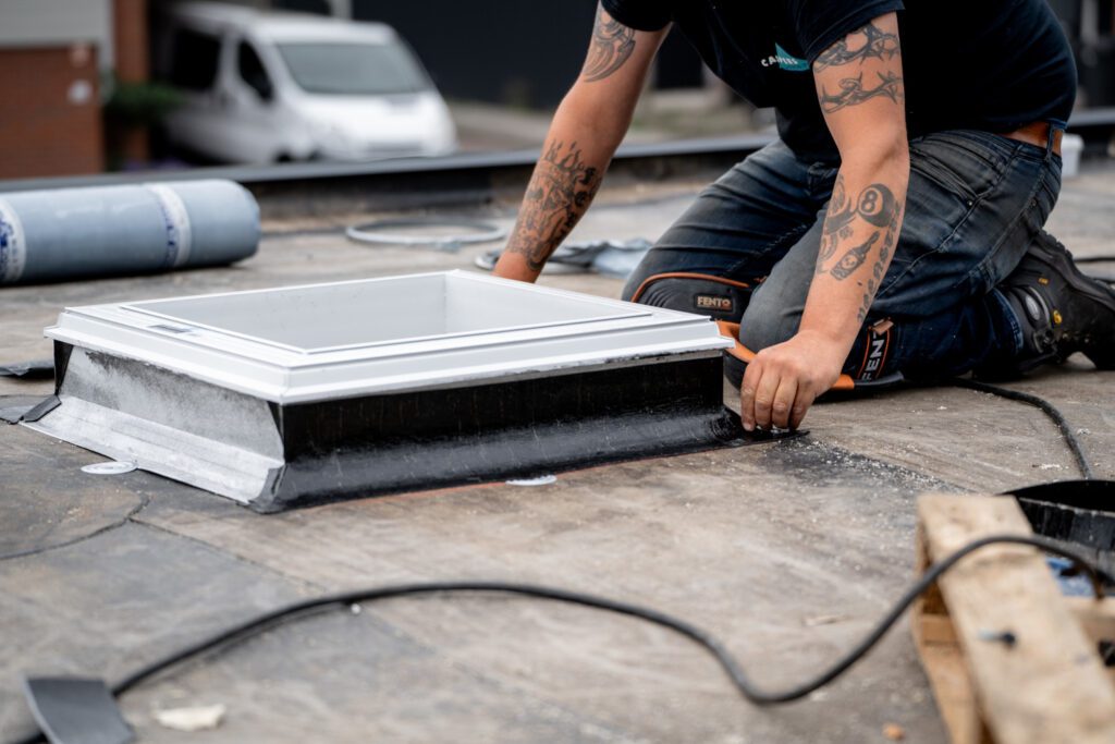 Reparatie dak in Heerenveen